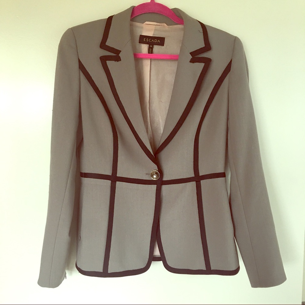 Escada Grey Blazer