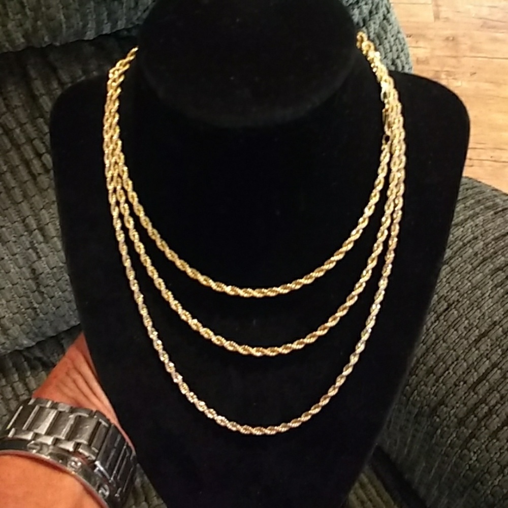 14k Gold filled 7.5 in. Unisex 30 in./ 18 in set