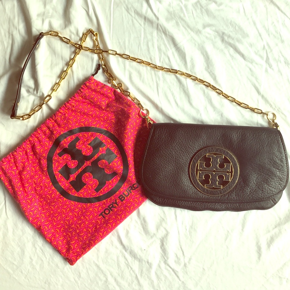 Tory Burch Amanda Black Crossbody Purse/Clutch