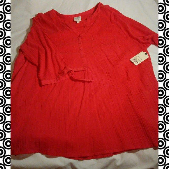 NWTs Flowing St. Johns Bay Blouse~2X - Picture 2 of 6