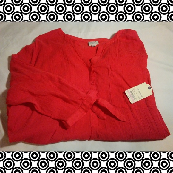 NWTs Flowing St. Johns Bay Blouse~2X - Picture 3 of 6