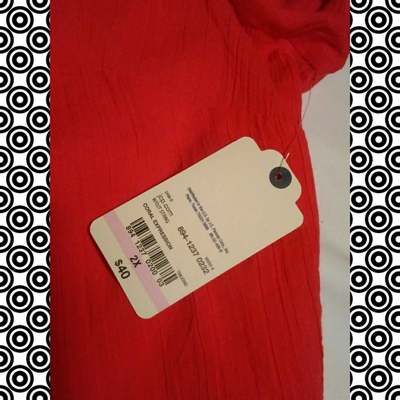 NWTs Flowing St. Johns Bay Blouse~2X - Picture 4 of 6