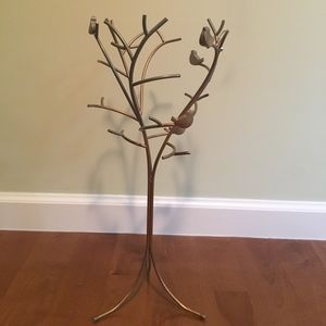 Jewelry stand tree with birds