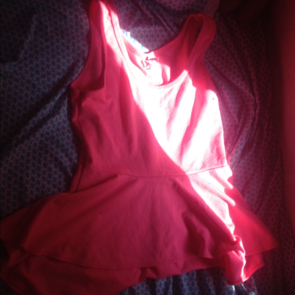 Pink Peplum Top
