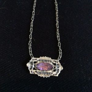 Necklace from up cycled Edwardian amethyst broach