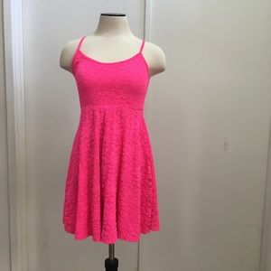 Dress and denim jacket