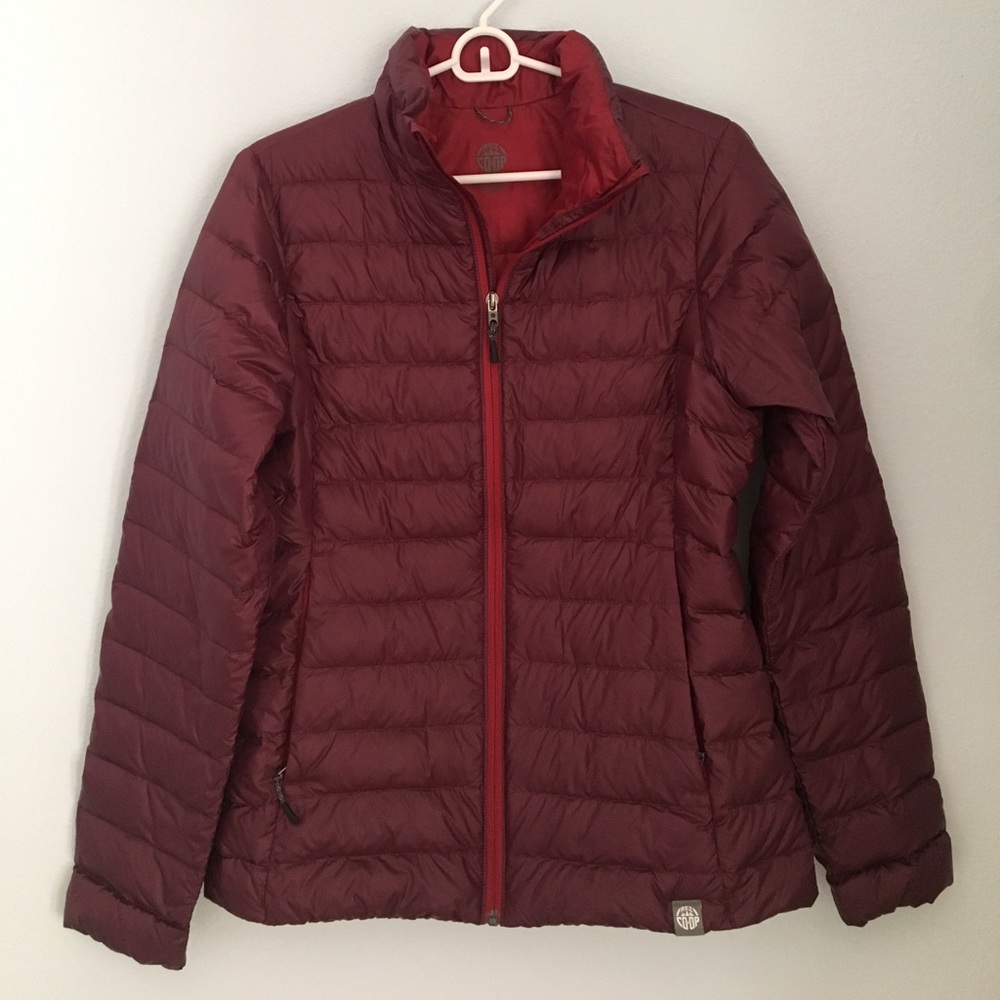 Rei Co-op down feather nylon jacket
