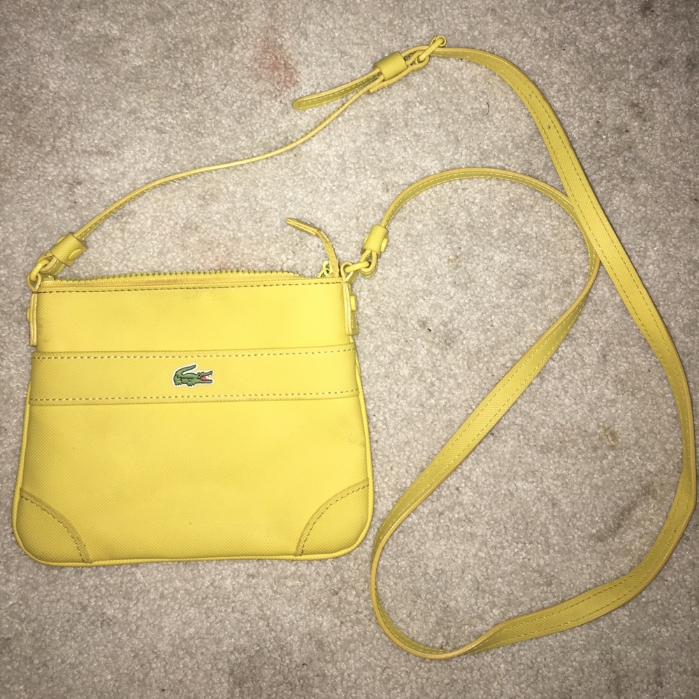 Yellow Lacoste Bag