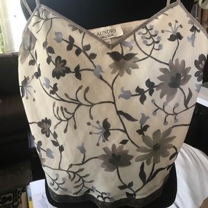 Floral spaghetti strap top