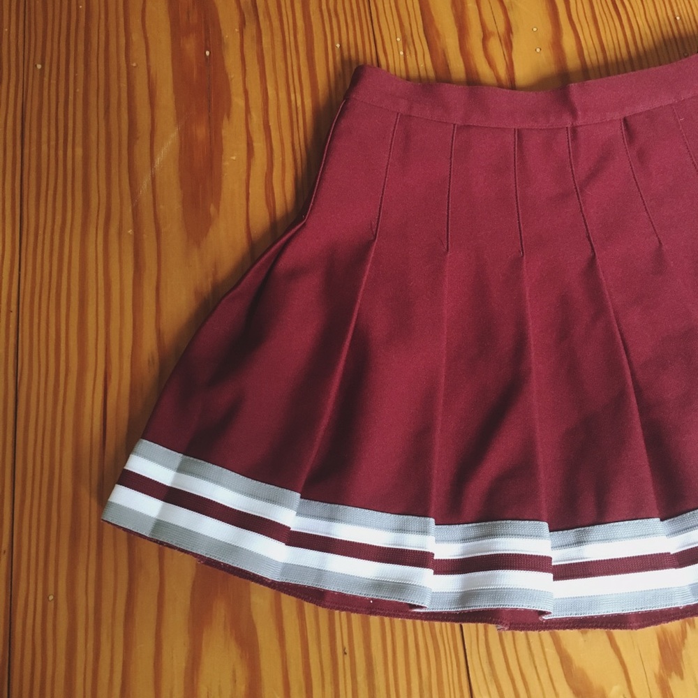 Cheerleading Style Uniform Skirt 90s