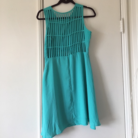 Lulu's Teal Dress, size M - Picture 4 of 5