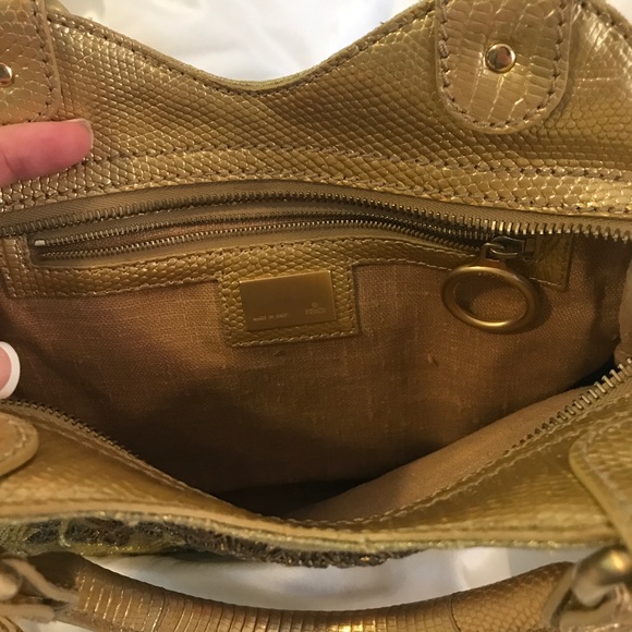 Vintage Fendi Purse Mirrored Gold NWT - Picture 4 of 8