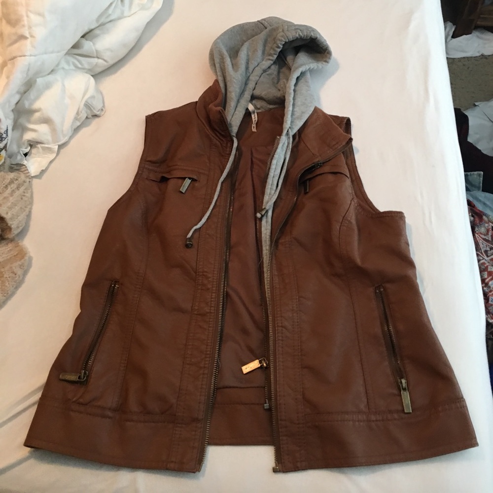 Pleather Vest