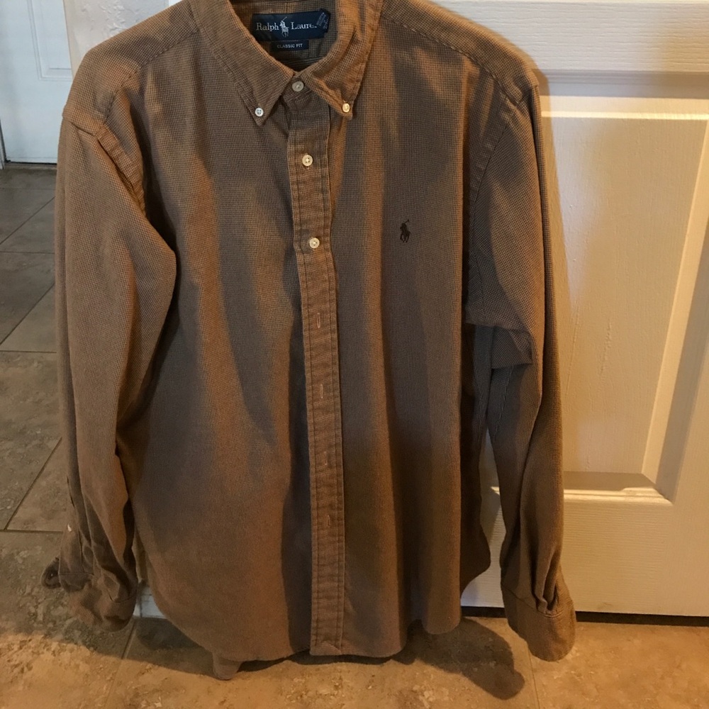 Long sleeve flannel Ralph Lauren shirt