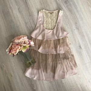 Lace Blush Tank