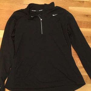 Nike dry fit half zip running jacket