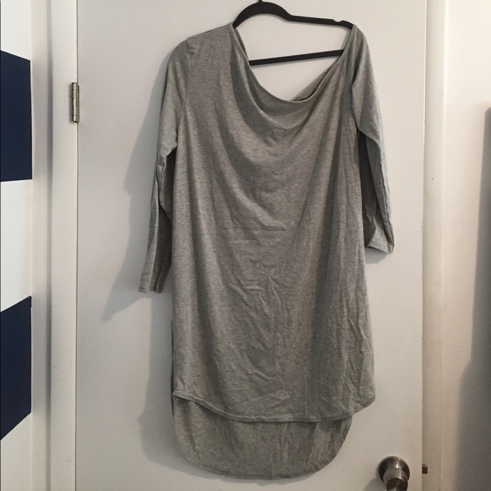 Boohoo off the shoulder dress
