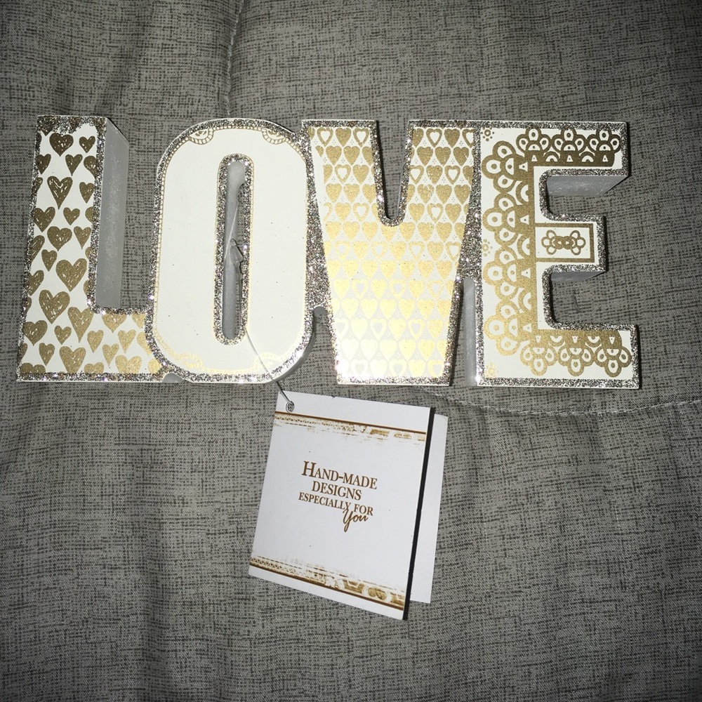 Handmade home design letter