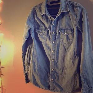 🎉Host Pick🎊Top Shop❤️Denim Blouse