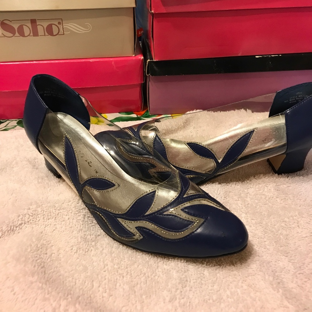 Annie royal blue heels