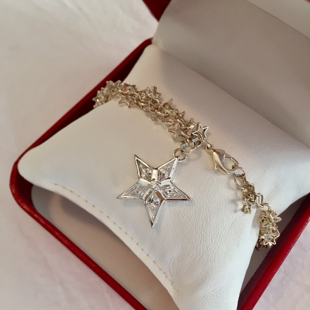 Sparkling Stars Silver Bracelet