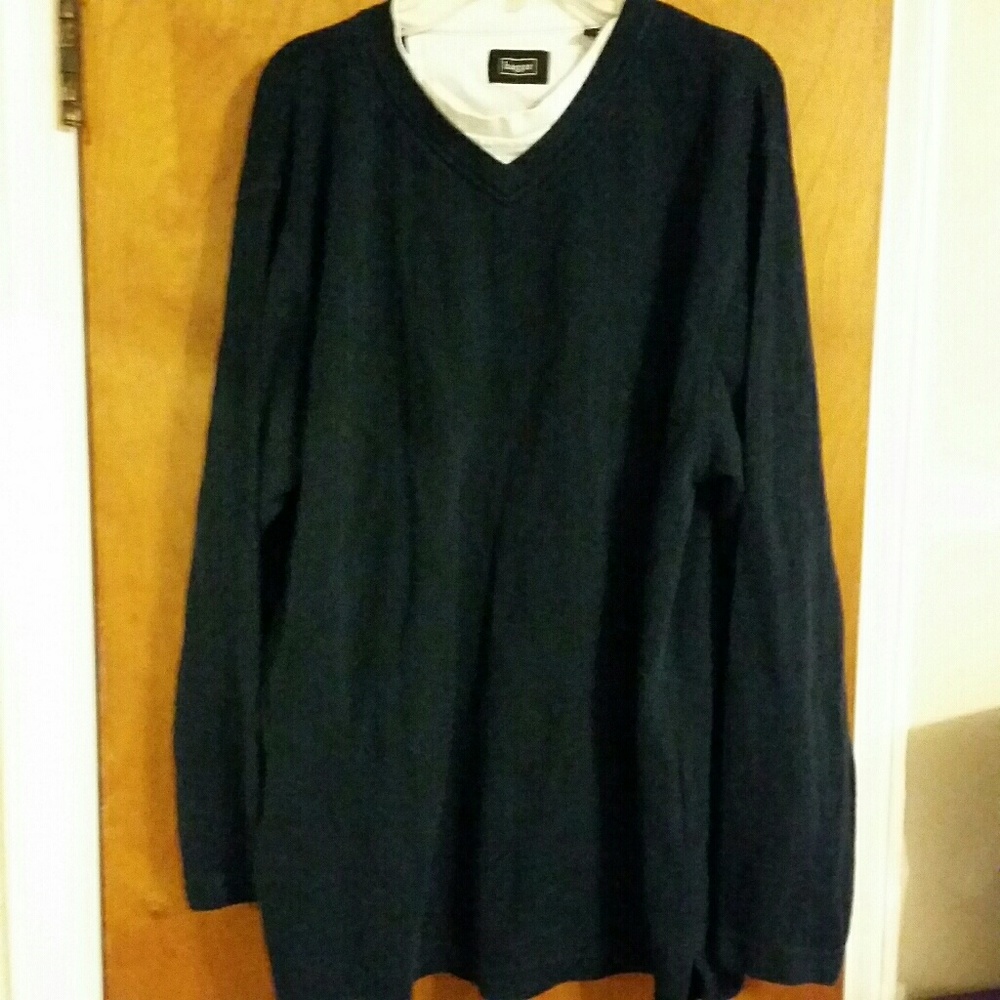 Haggar Navy Light Sweater