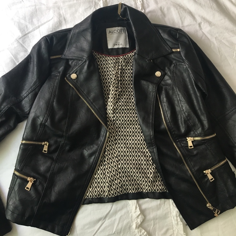 Leather coat