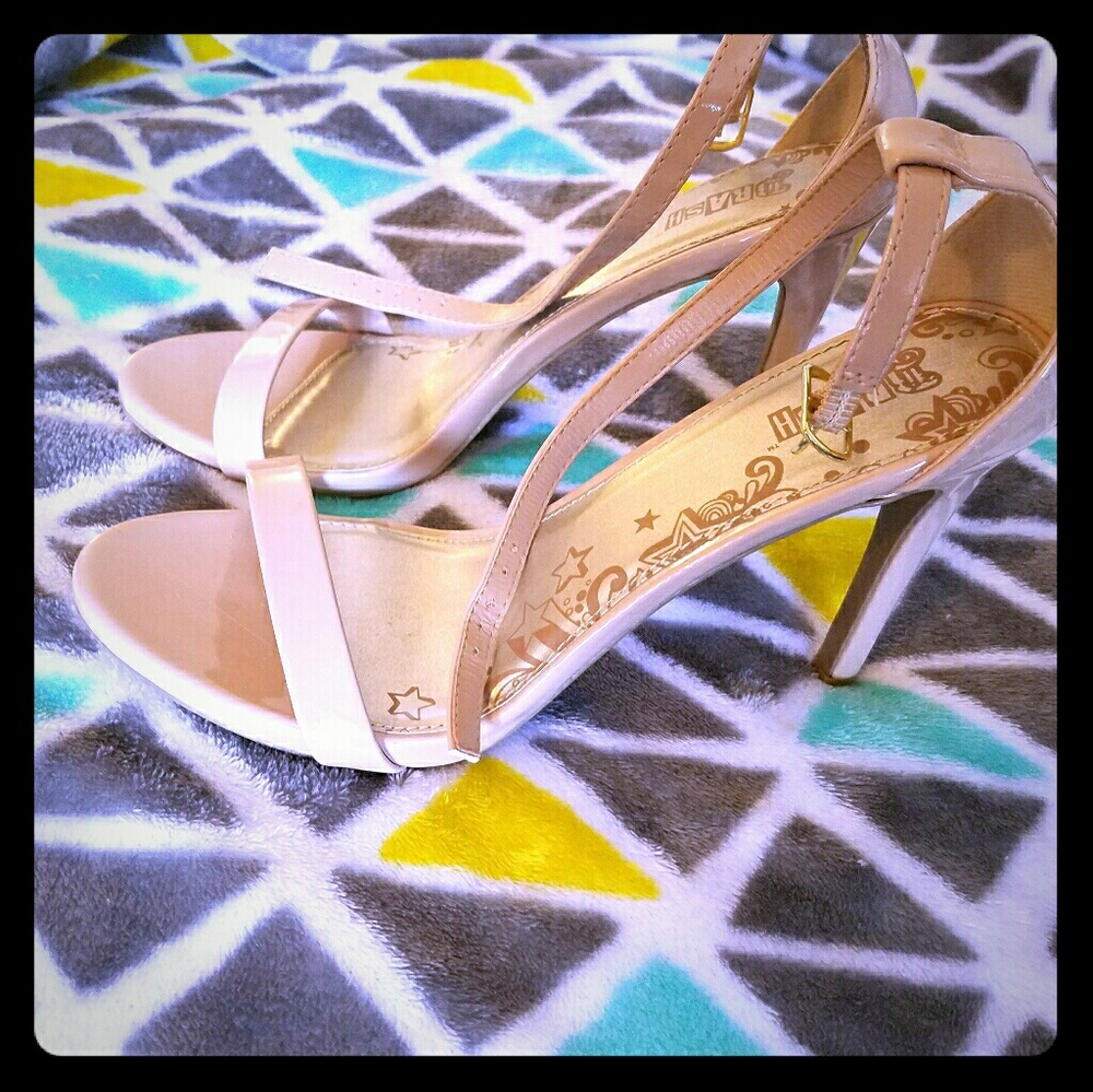 Nude High Heel Sandals Pumps 6.5 W
