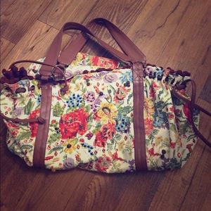 Anthro embroidered bag