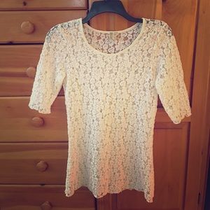 Buckle Lace Top