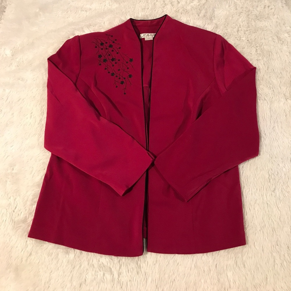 Blazer with matching shirt