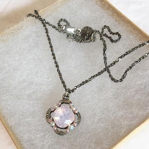 Light Pink Pendant Necklace