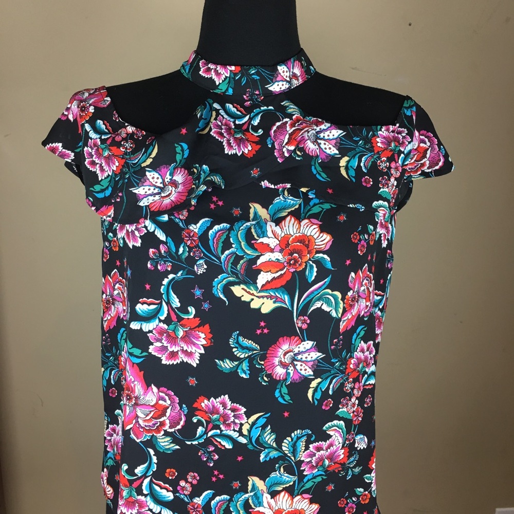 Montean,  Floral Blouse, Women's Size L