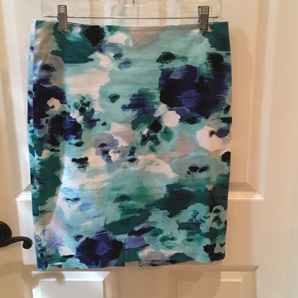 White House Black Market Dresses & Skirts - Blue Multi Pencil Skirt