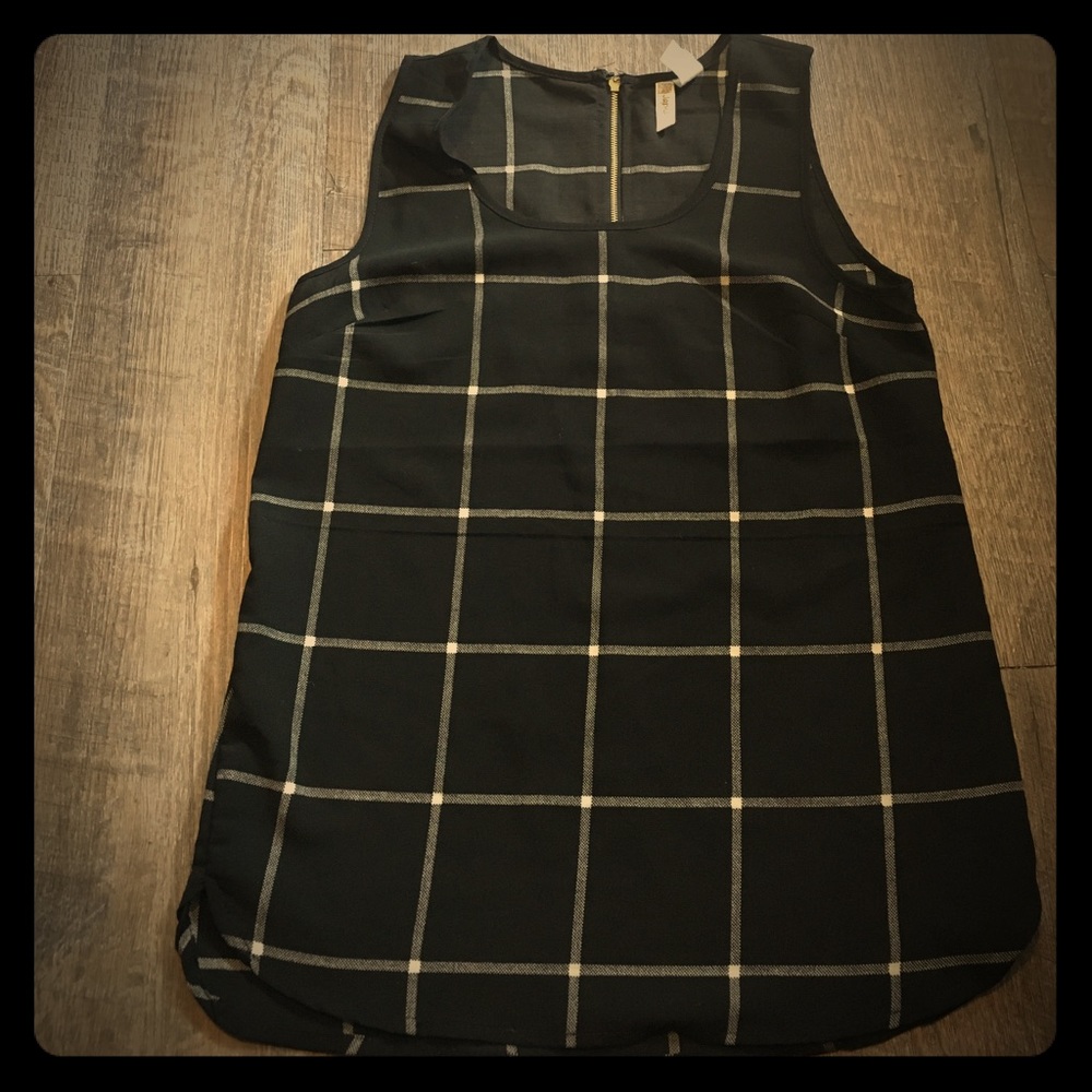 Plaid tank top