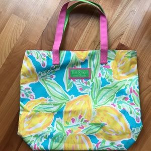 Lilly Pulitzer For Estée Lauder Lemon Tote