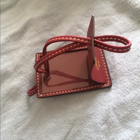 COACH Leather ID Tag - Picture 3 of 3