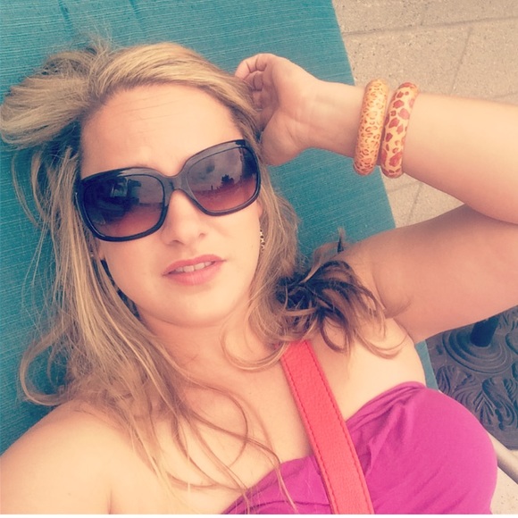 Cheetah Painted Wooden Bangles - Picture 2 of 4