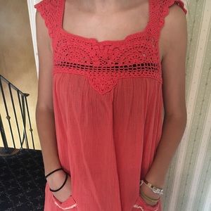 Orange dress