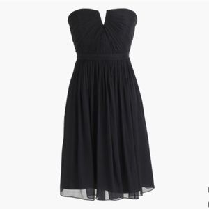 J Crew Black Nadia Dress