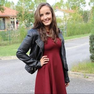 Red Skater Dress (Fits Size 8-10)