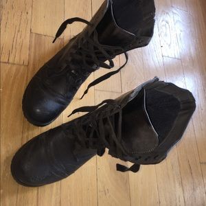 Stylish grey ankle boots