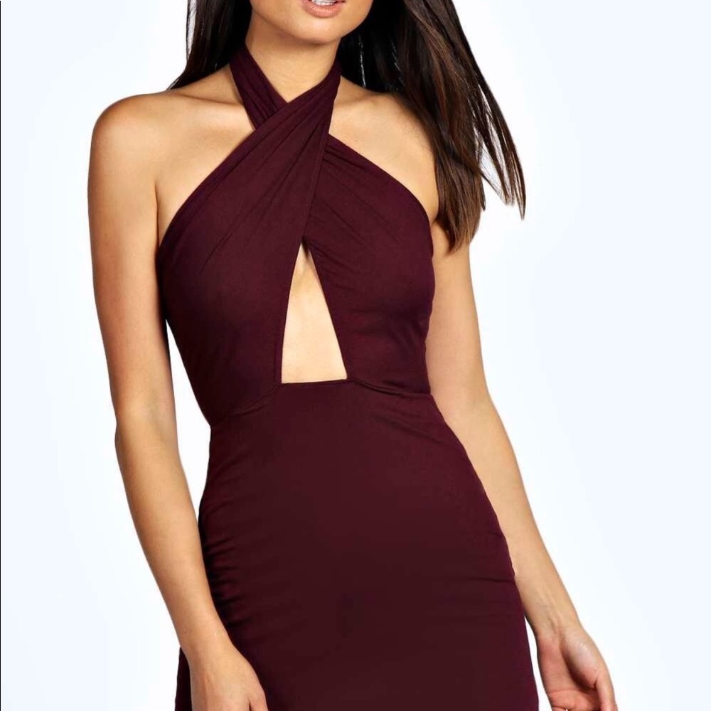 Boohoo wrap dress