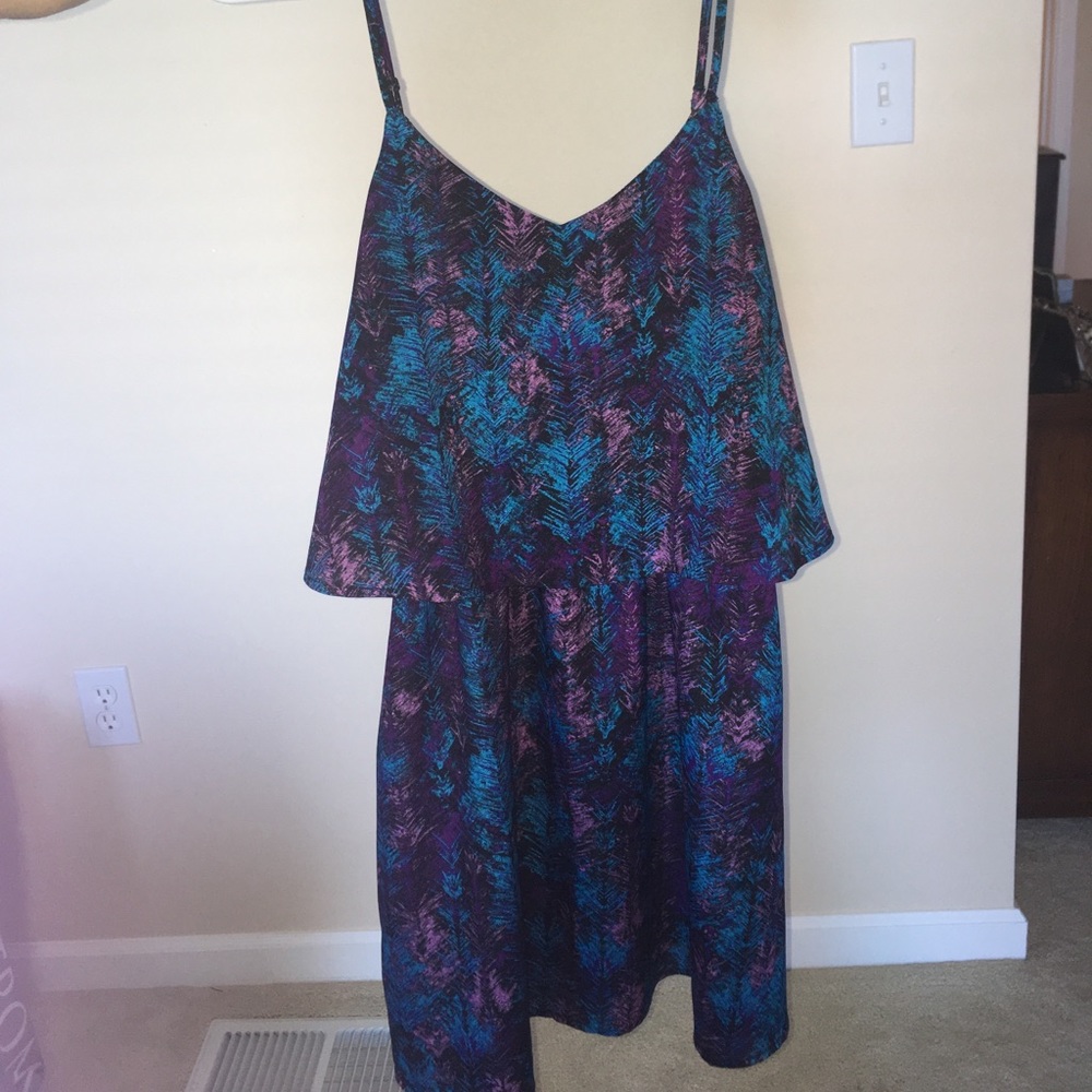 Colorful mini dress