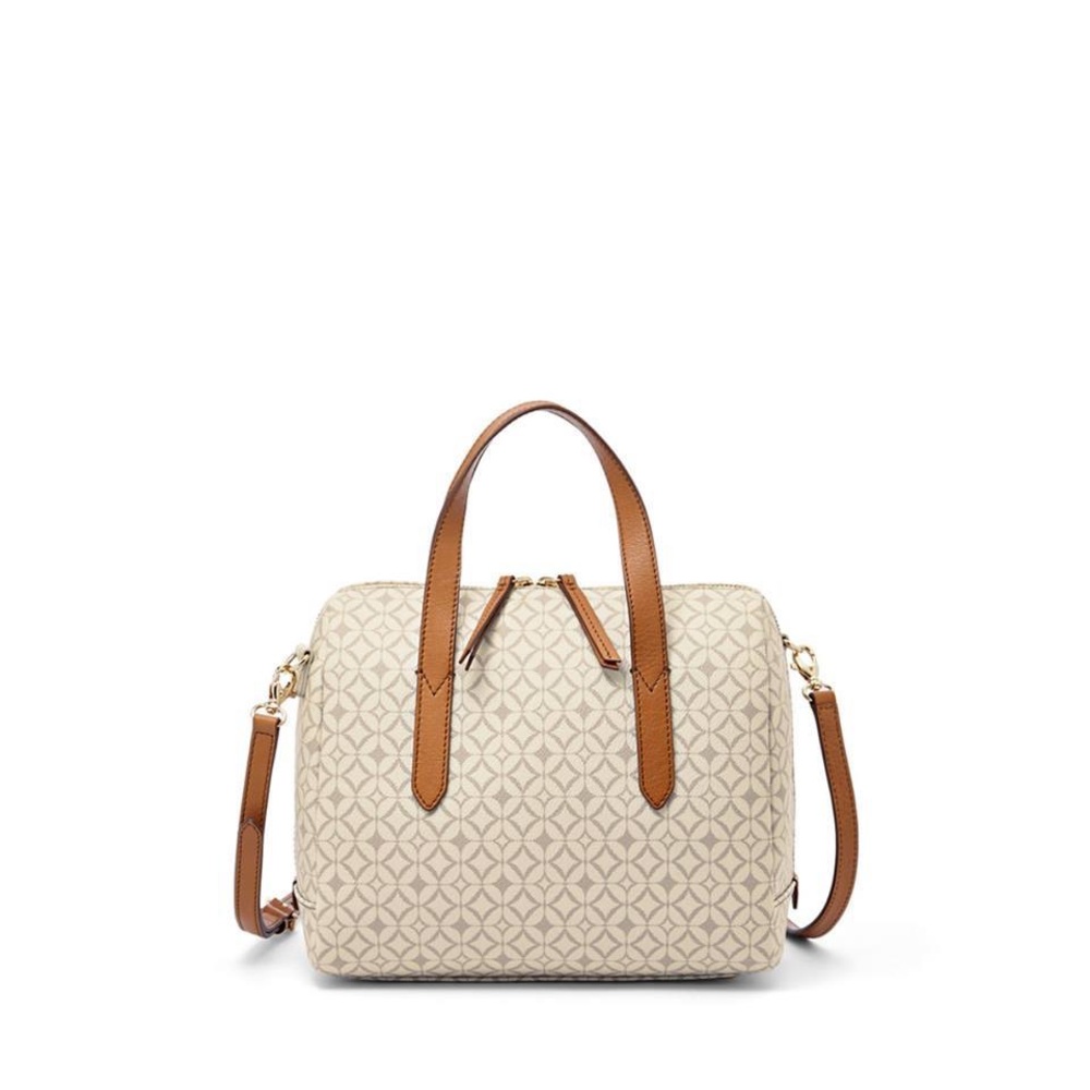 Fossil Sydney Satchel Bone