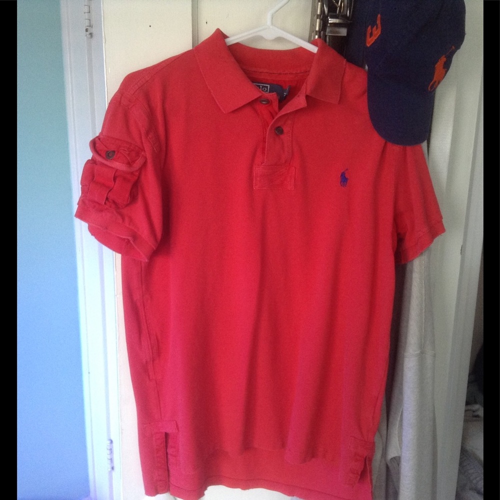 Unique Polo Ralph Lauren Red Polo