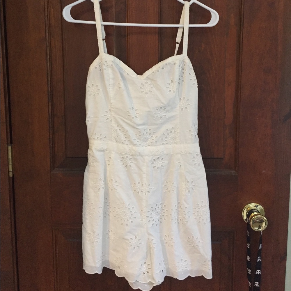 Adorable white romper!