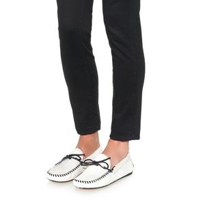 🥋ISABEL MARANT ÉTOILE - WHITE FODIH MOCASSINS