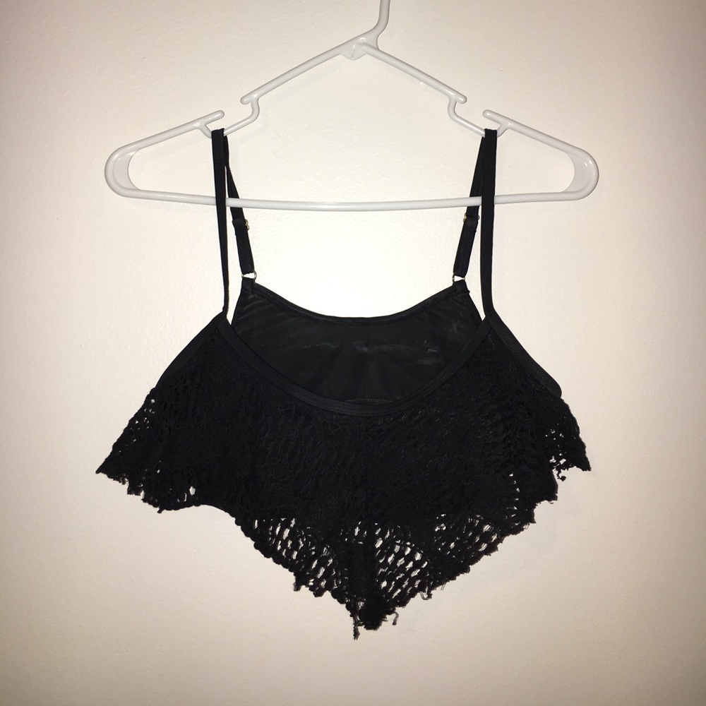 Small black Xhiliration bikini top