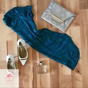 Teal Split Side Hi-Lo Tunic